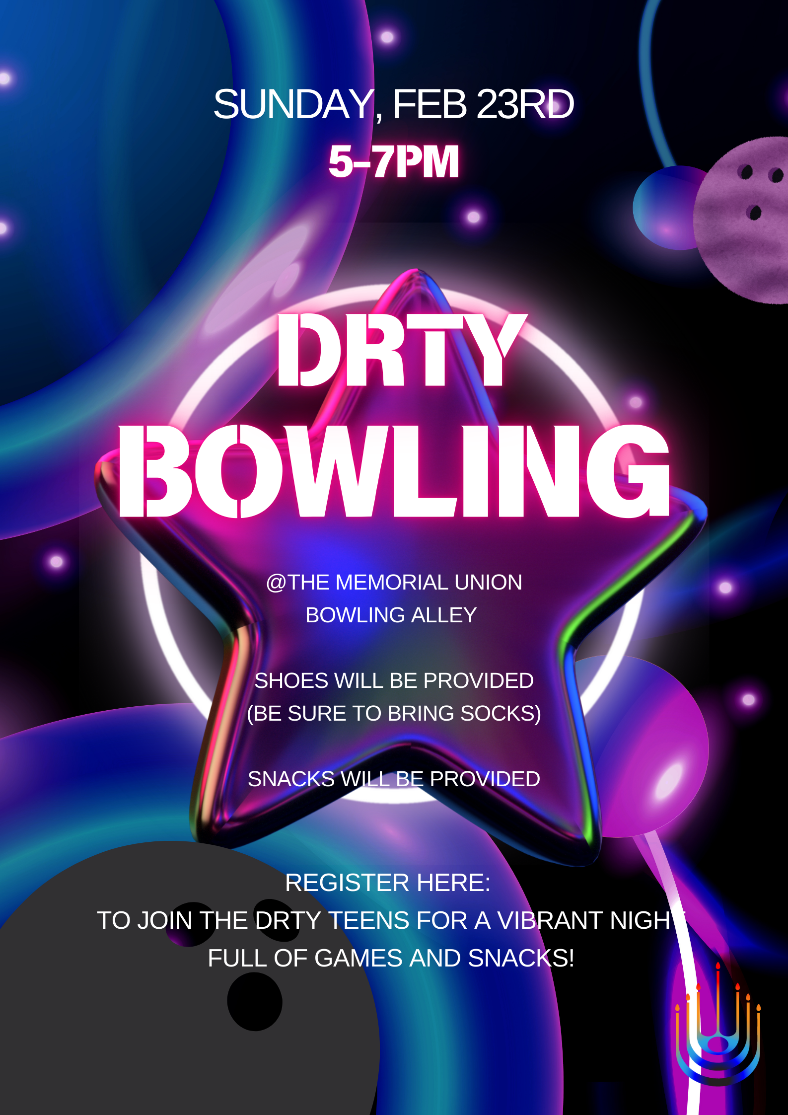 CBH DRTY Bowling Event UPDATED Flier_ February 2025