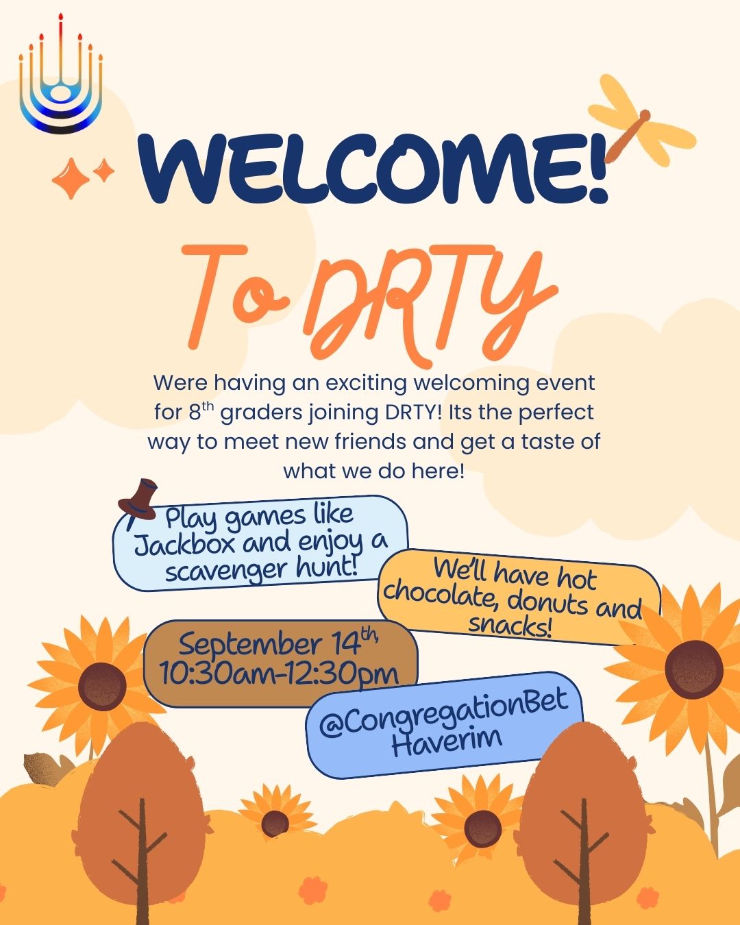DRTY Welcome Event Flier_ September 2025 DRTY Welcome Event Flier_ September 2025