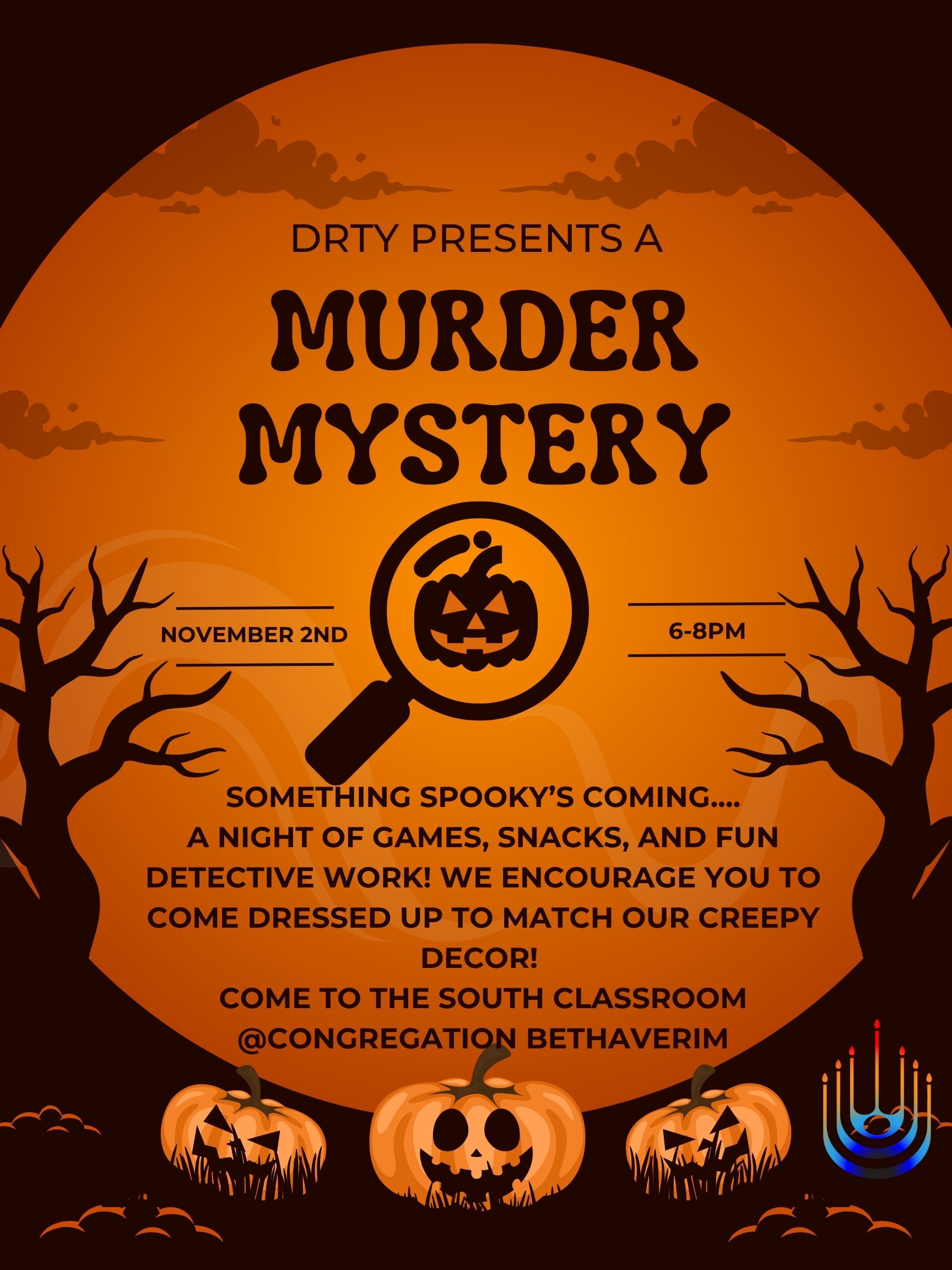CBH DRTY Murder Myster Flier UPDATED_ October 2025